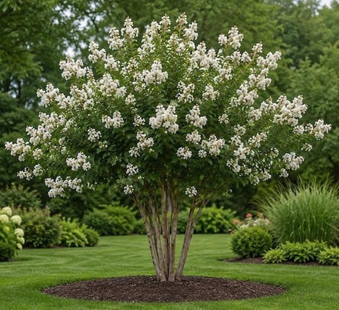 Crape myrtle care in a residential landscape